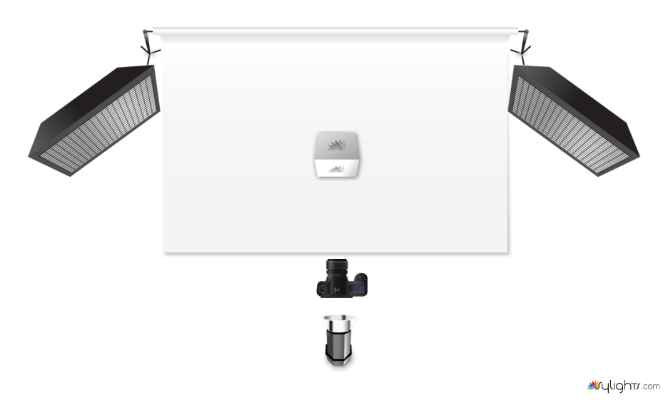 lighting diagram for fuel sample bottles, lighting, product photography, Gina Gallagher Photography, The Woodlands Photographer