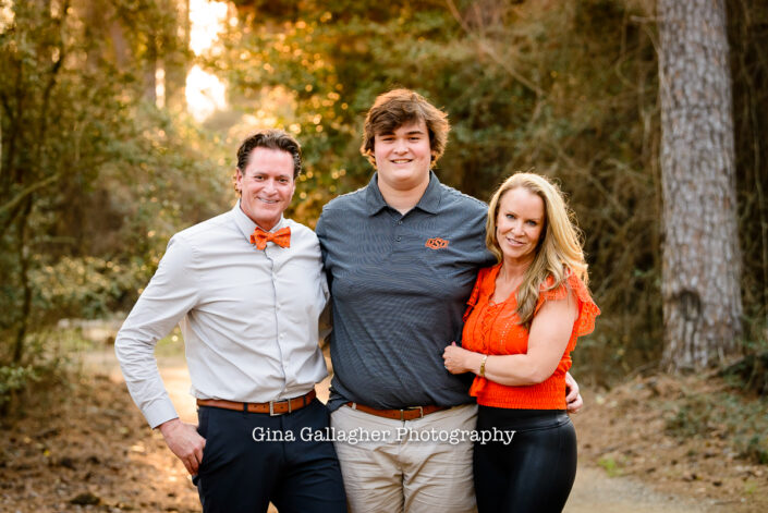 Senior Guy and his parents