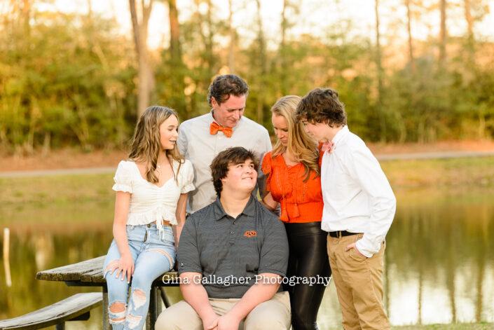 OSU Bound Senior and His Family